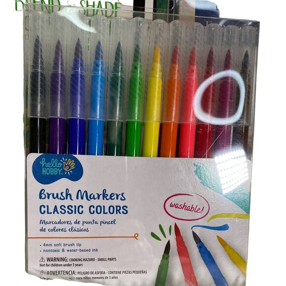 Art Set Brush Markers Faber Castell Pastels & Crayola Signature Colored Pencils - Picture 2 of 9